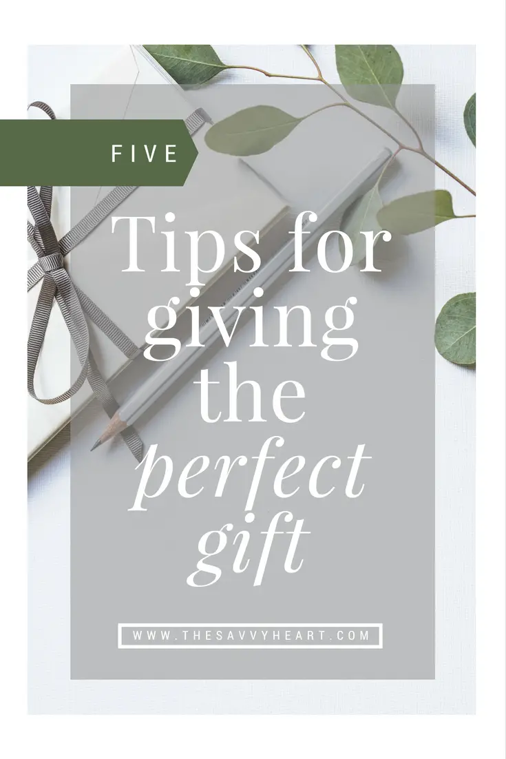 Five tips for better gift giving this holiday season by The Savvy heart.png