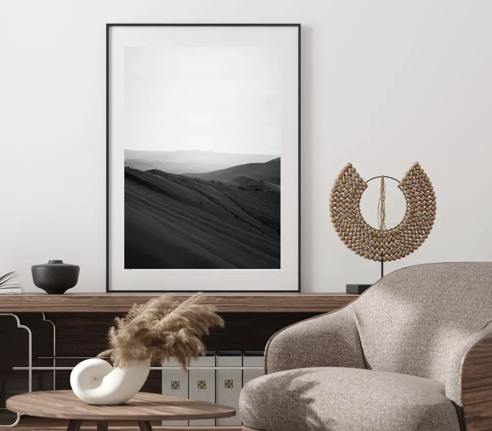 Black White Printable Minimal Gallery Wall Art Boho Minimal Art Wall 