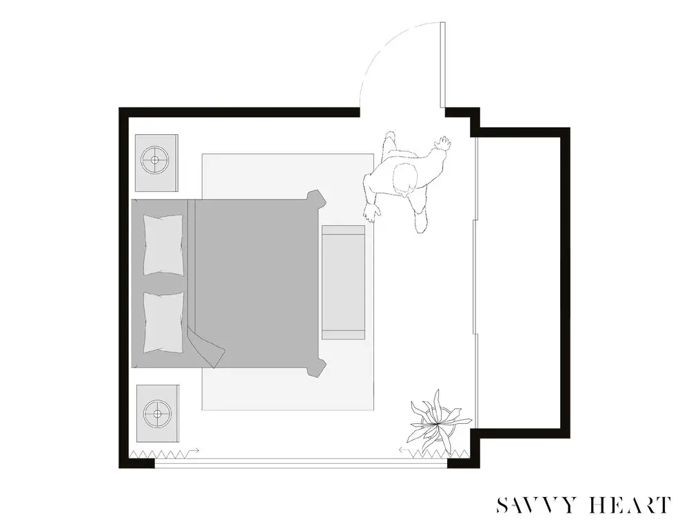 queen bed 12x12 bedroom layout