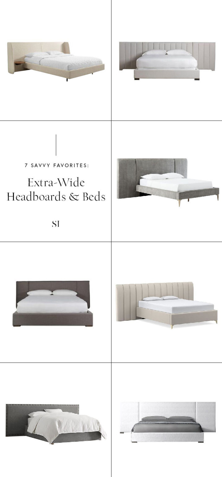 Savvy Favorites Extended & ExtraWide Headboards For A Modern Bedroom