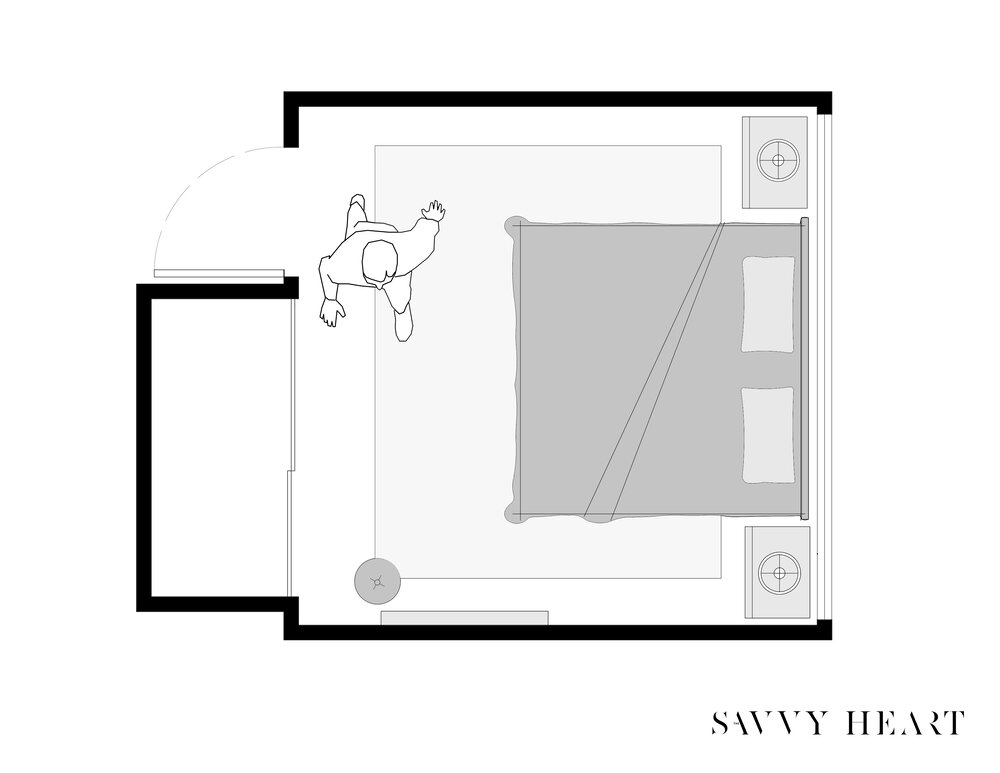 5 Layout Ideas For A 12 X Square, How To Arrange Furniture In A Small Square Bedroom