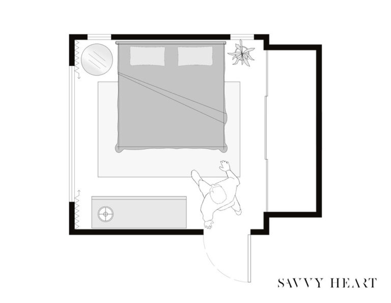 5 Layout Ideas for a 12 x 12 Square Bedroom (w/ Floor Plans) | The ...