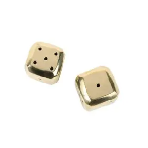 Brass Dice - Chic entertaining must haves for hosting and serving by the savvy heart