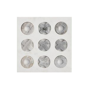 Marble Tic tac toe board -Chic entertaining must haves for hosting and serving by the savvy heart