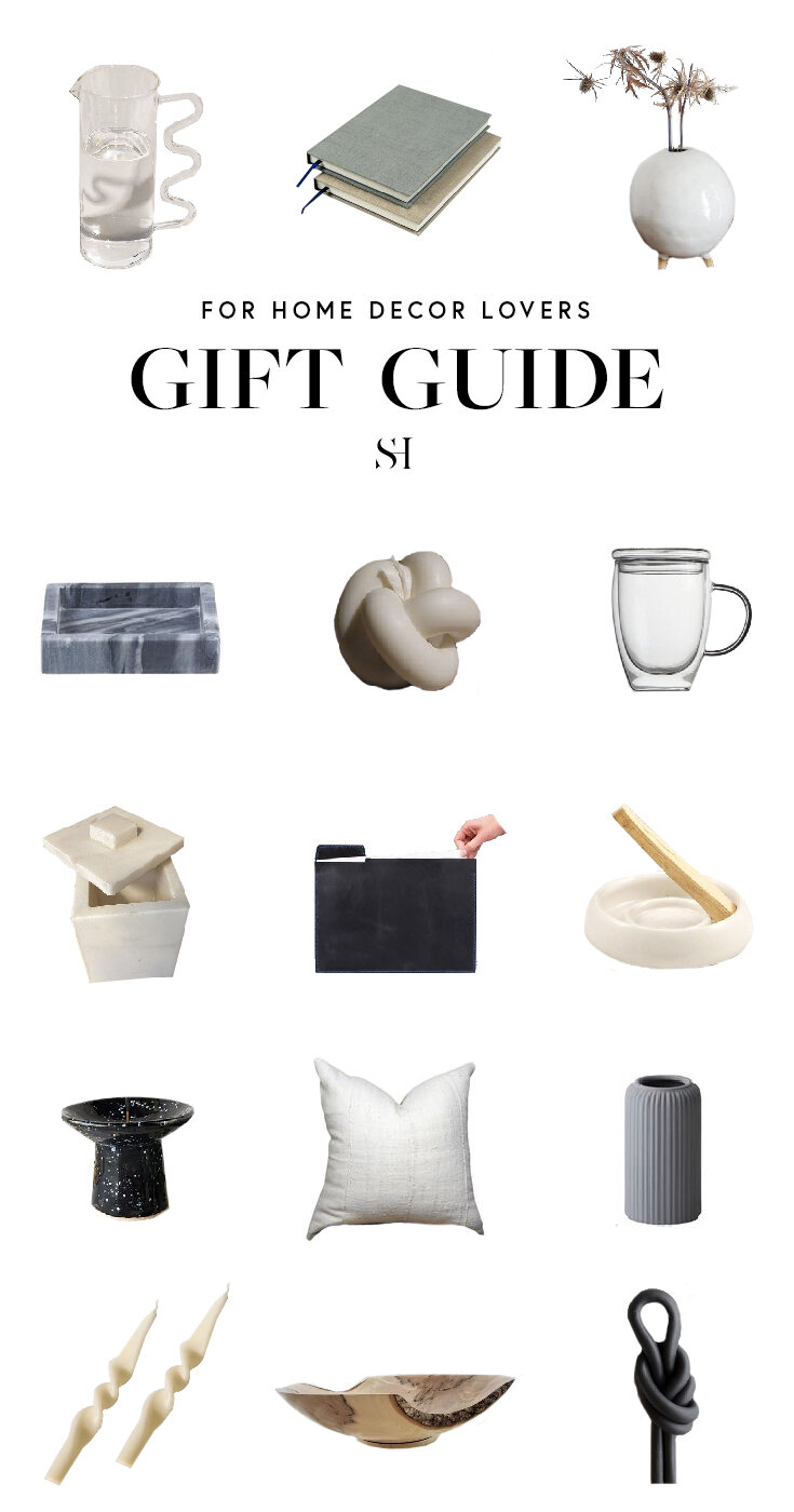 Unique Gift Ideas For The Home Decor Lover | The Savvy Heart | Interior