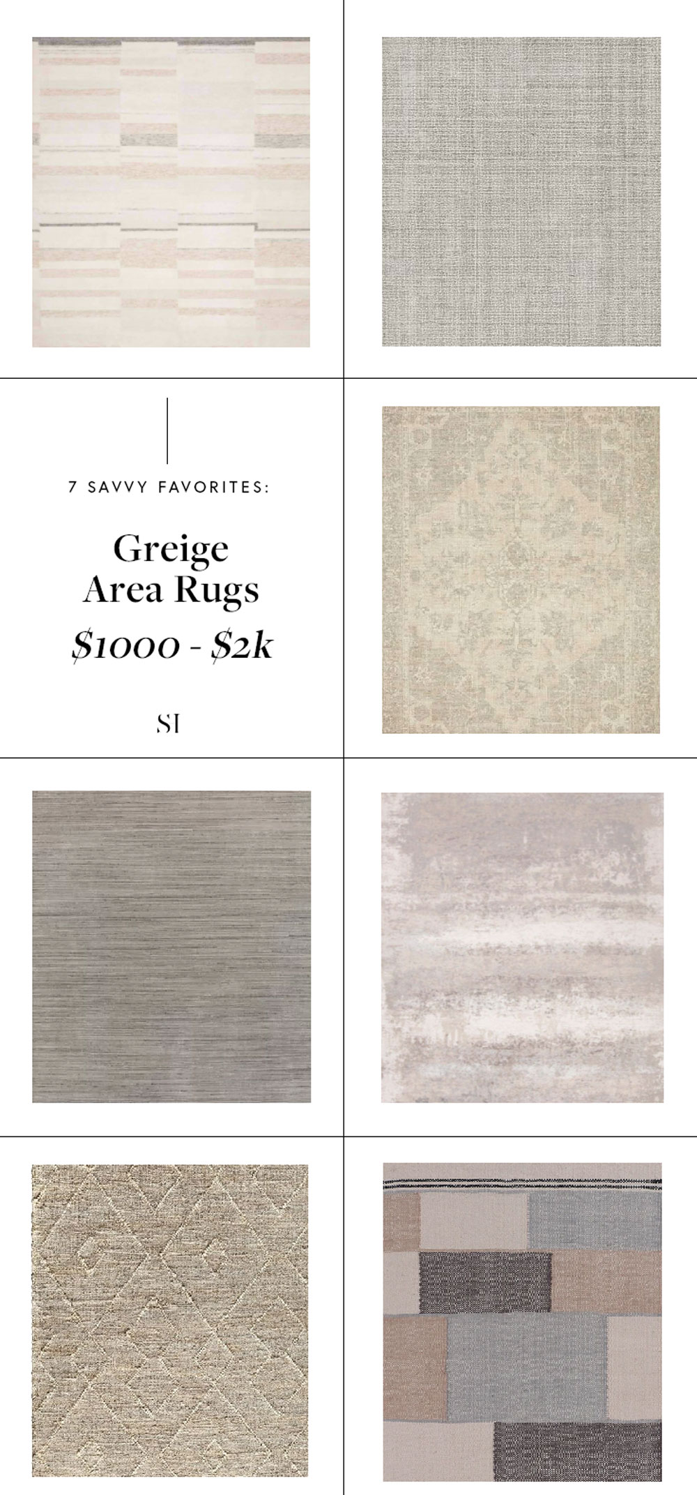 Designer Approved Greige Area Rugs For Every Budget The Savvy Heart