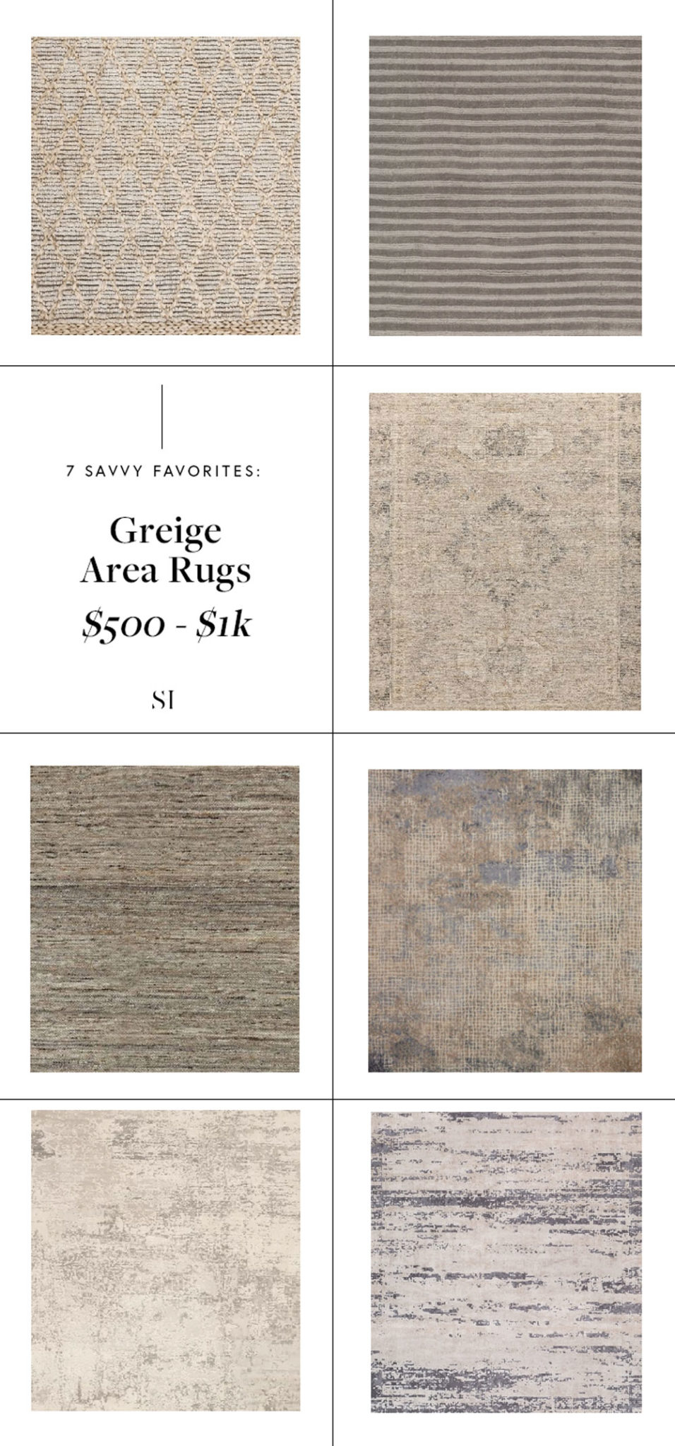 Designer Approved Greige Area Rugs For Every Budget The Savvy Heart