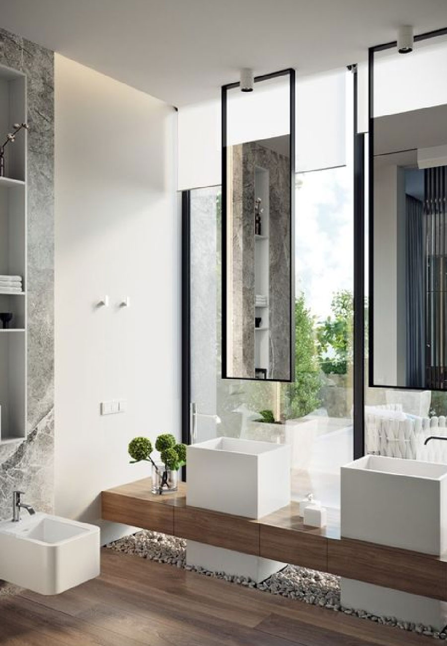 8 Bathrooms That Prove Why A Window Above A Vanity Is A Good Thing