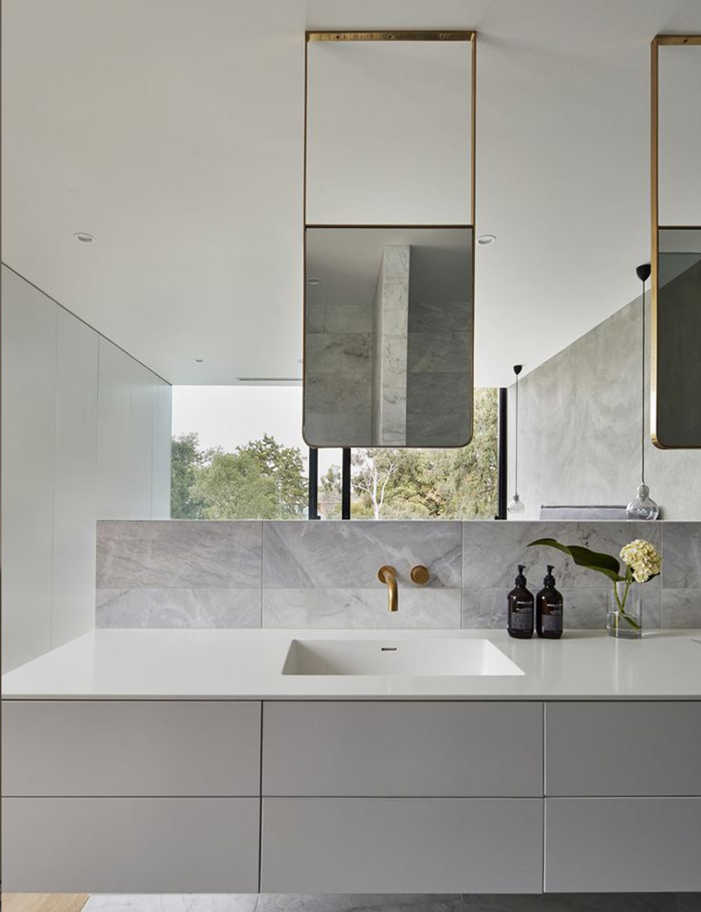 8 Bathrooms That Prove Why A Window Above A Vanity Is A Good Thing