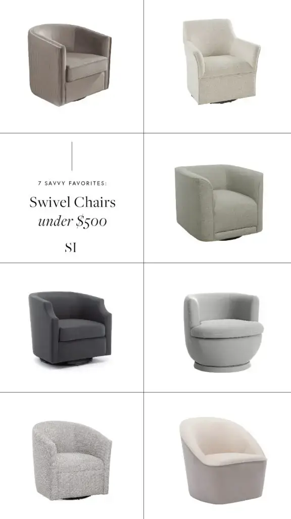 Top Rated Swivel Chairs For A Modern, Small Club Chairs That Swivel