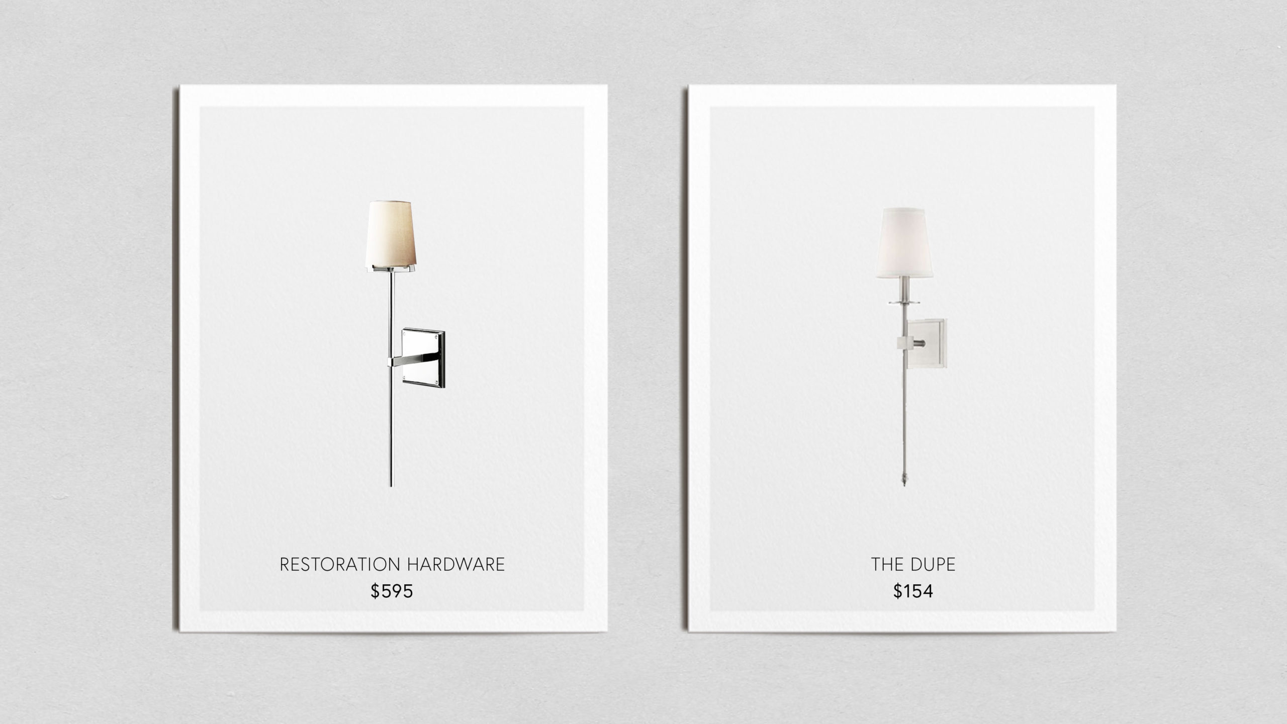 Restoration hardware lighting dupe for lamps, sconces, chandeliers and pendants.