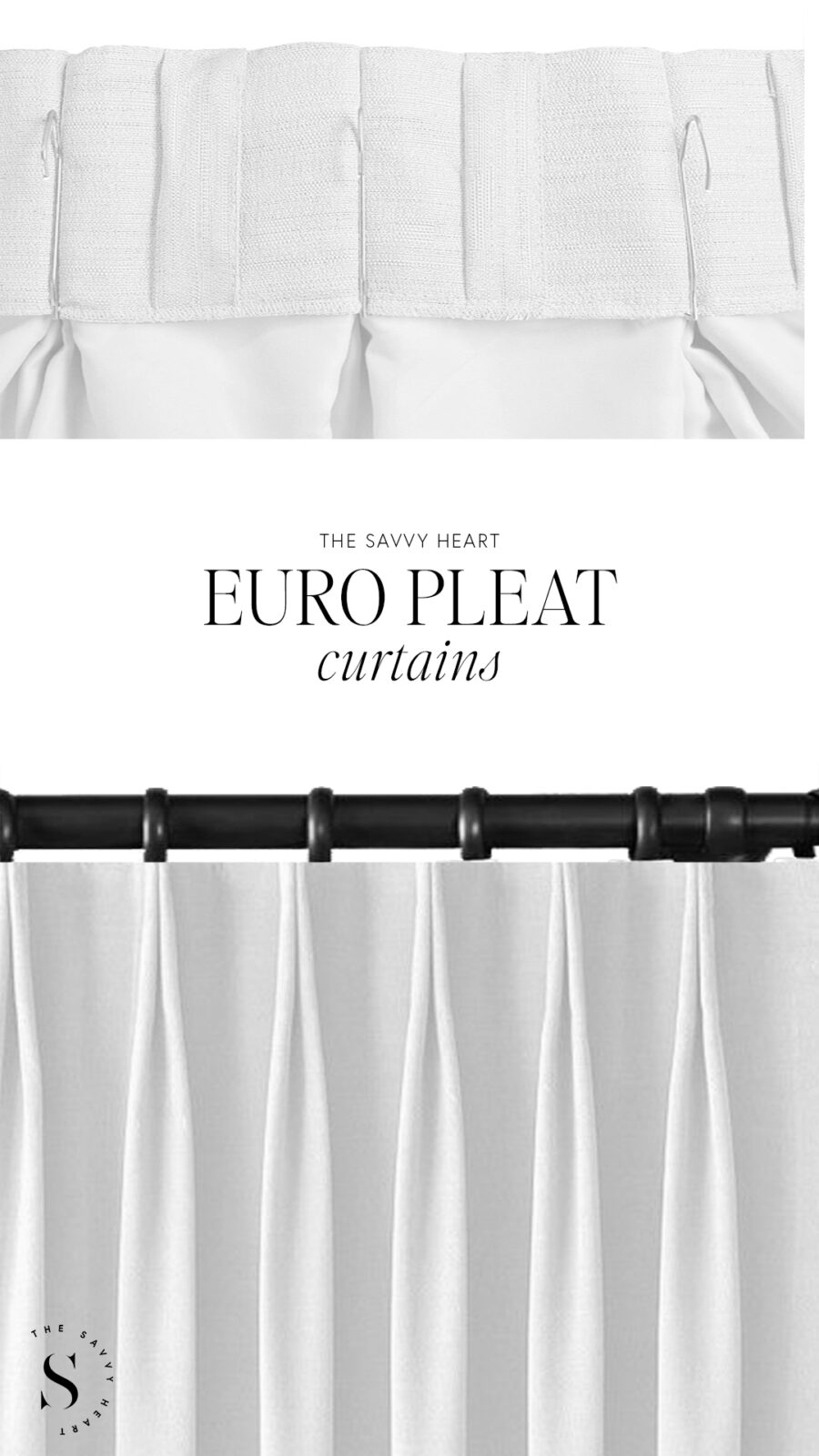 Different Drapery & Curtain Styles: What Types To Buy And Which Ones To Avoid - Euro Pleat