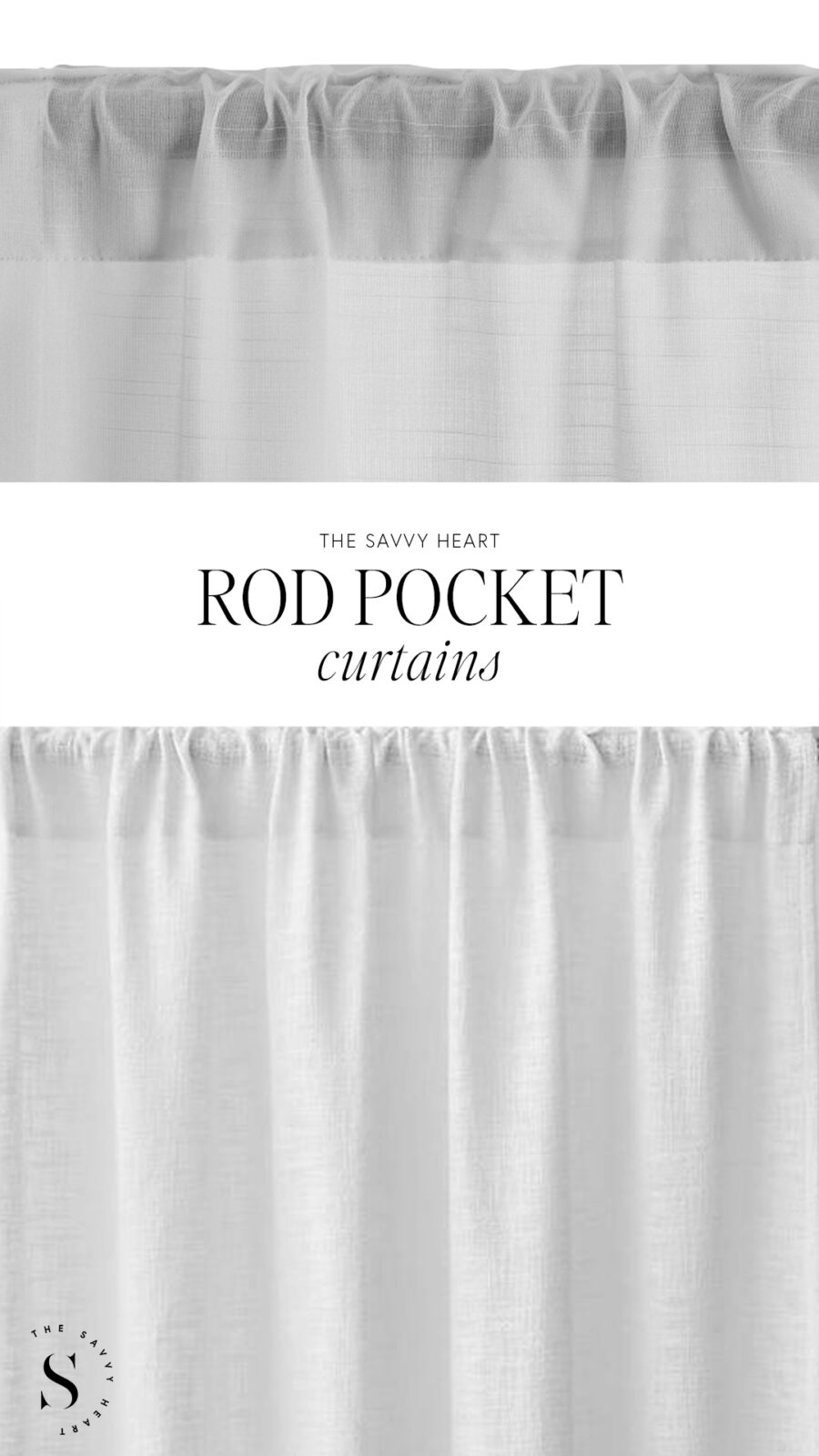 Different Drapery & Curtain Styles: What Types To Buy And Which Ones To Avoid - Rod and Pole Pocket