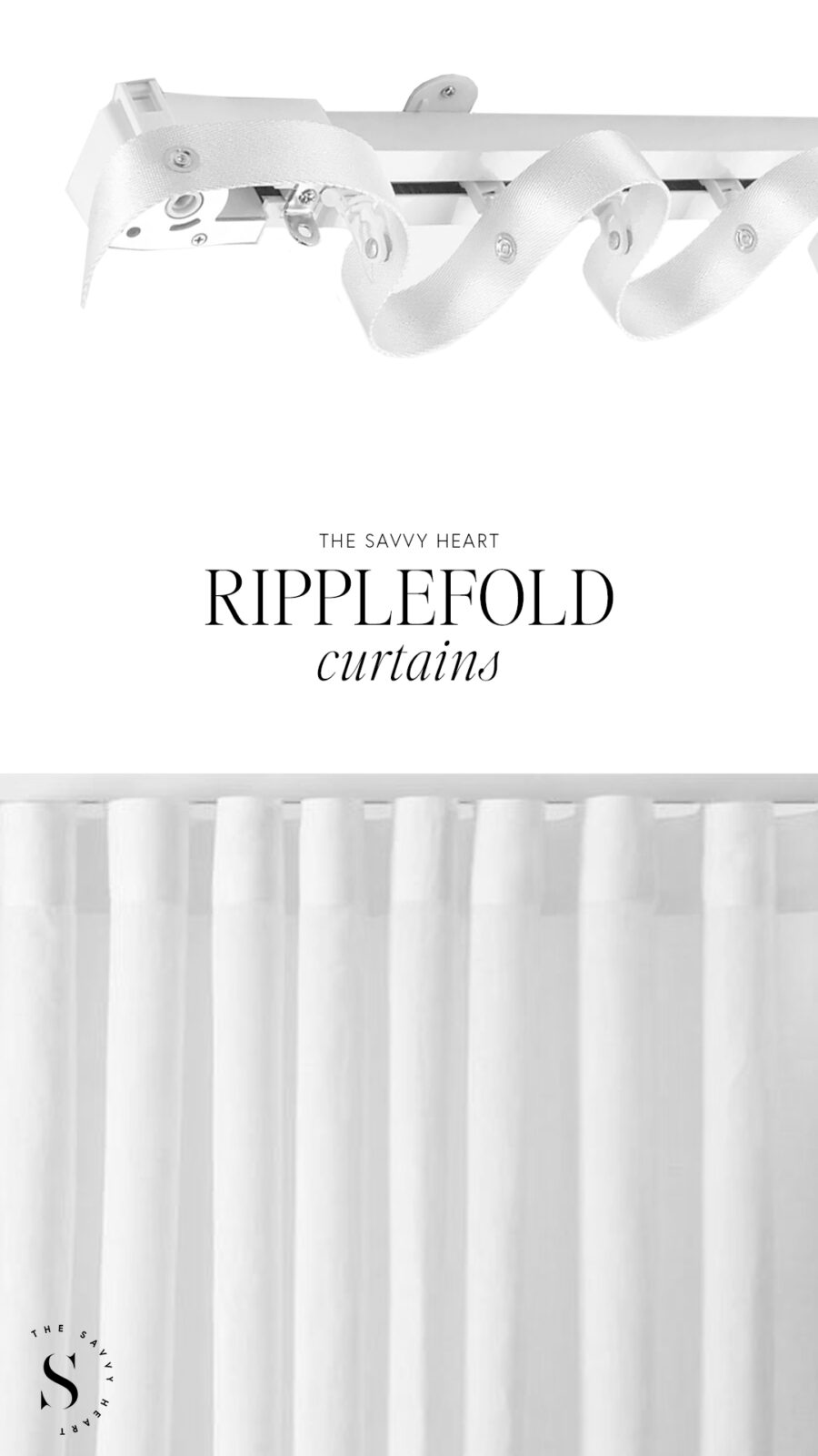 Different Drapery & Curtain Styles: What Types To Buy And Which Ones To Avoid - Ripplefold, Wave fold and S Fold curtains