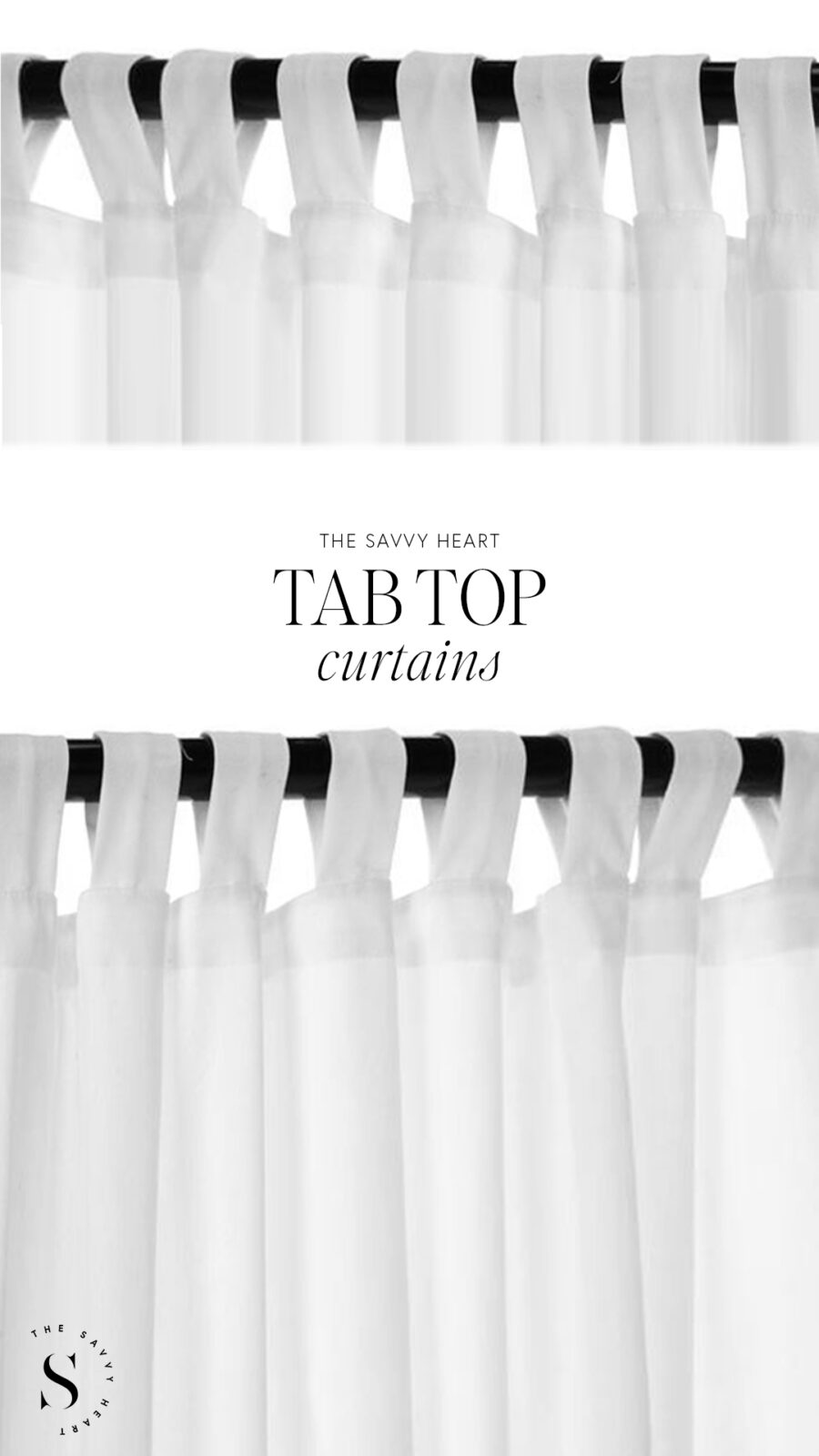 Different Drapery & Curtain Styles: What Types To Buy And Which Ones To Avoid- Tab Top