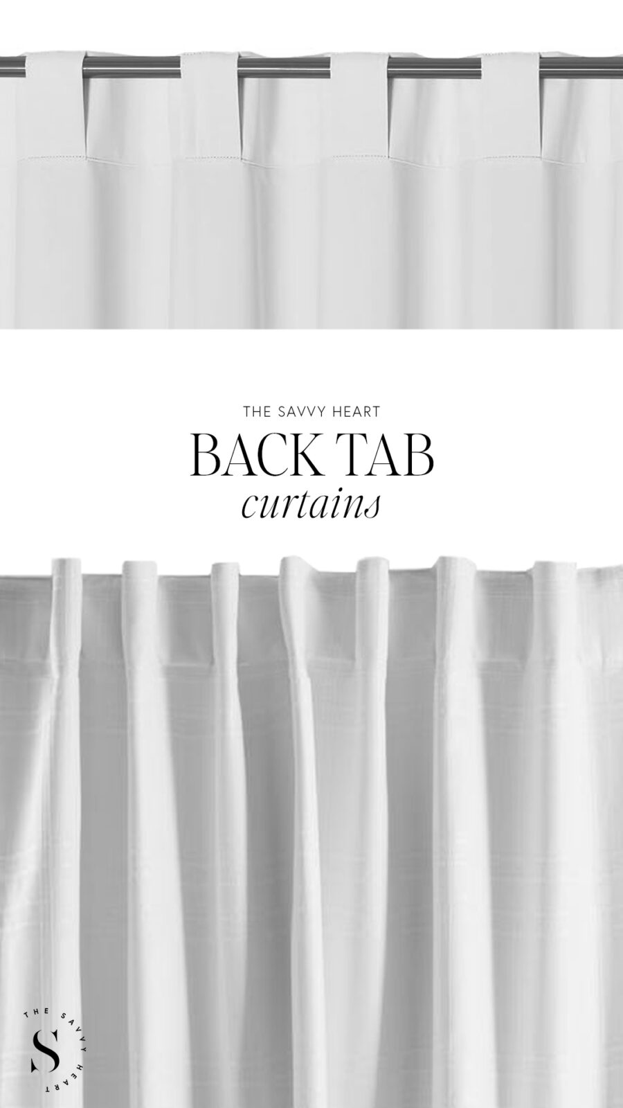 Different Drapery & Curtain Styles: What Types To Buy And Which Ones To Avoid - Back Tab