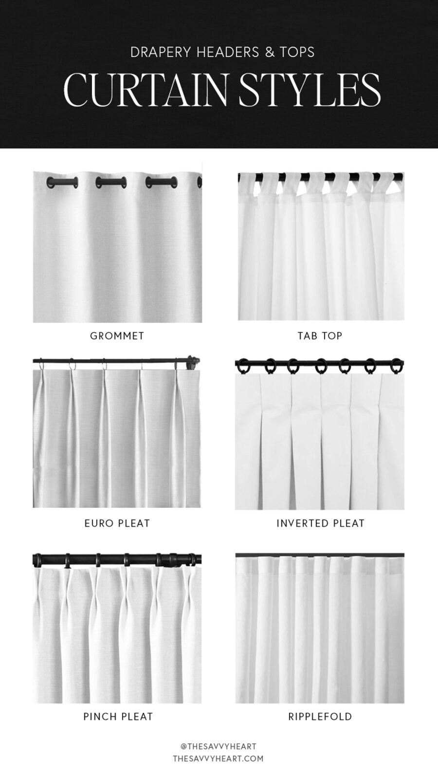 Different Drapery & Curtain Styles: What Types To Buy And Which Ones To Avoid