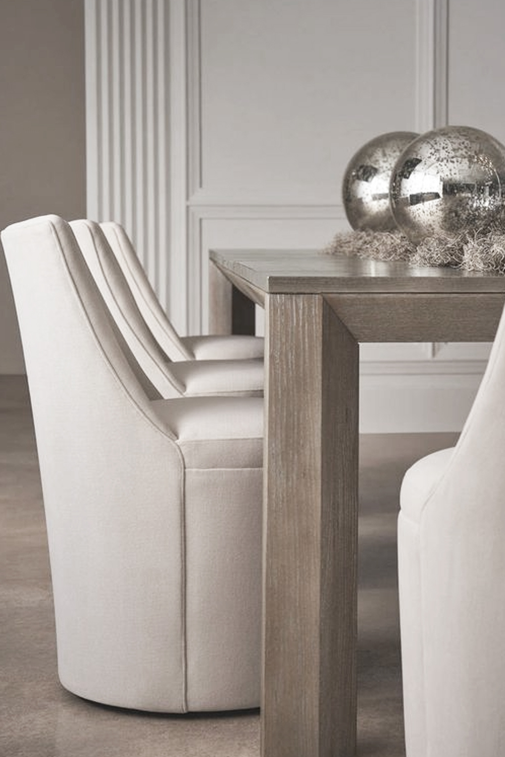 21 Upholstered Dining Room Chairs with Rolling Casters & Wheels