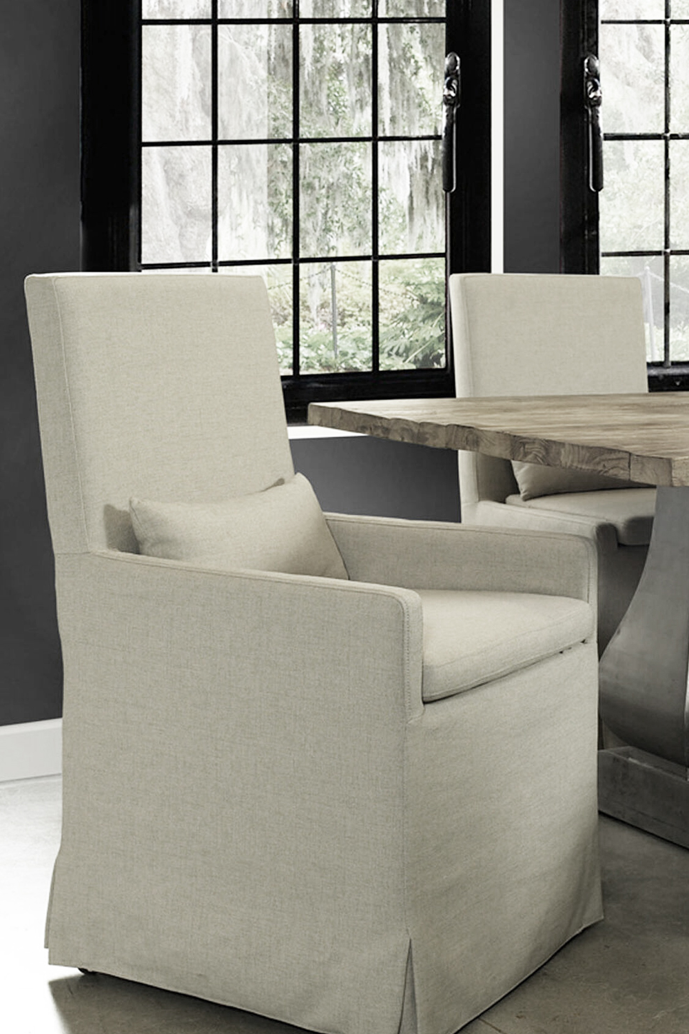 21 Upholstered Dining Room Chairs with Rolling Casters & Wheels