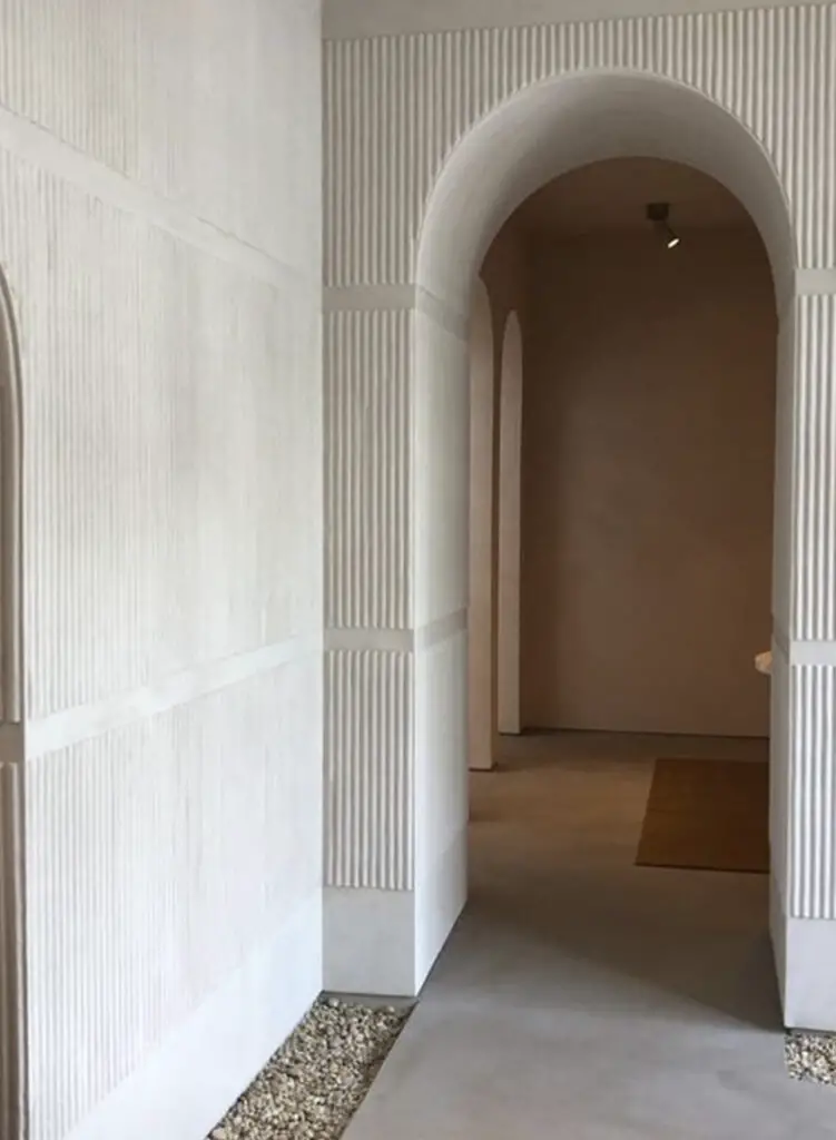 Fluted Furniture - Fluted plaster walls and wall panels - interior design trends and accent wall ideas - the savvy heart blog